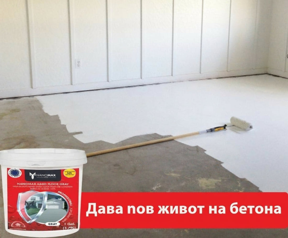 Water-based Concrete Acrylic Paint, SurfaPaint Acrylic Hard Floor, Nanophos