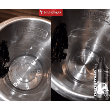 KITCHEN KIT, Professional detergent for cleaning stoves, ovens, grills 500 ml + Decalcifying and sanitizing detergent, coffee makers, teapots, dishwashers, sinks, tubs 1L