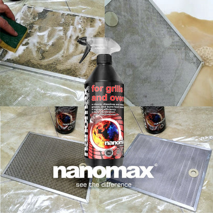 KIT PREMIUM pentru Casa, Detergent profesional pentru curățarea aragazelor, cuptoarelor, grătarelor 500 ml + Detergent profesional pentru geamuri si inox 500 ml