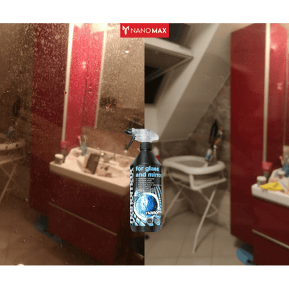 UNIVERSAL CLEANING KIT, Professional Nano Detergent for universal tiles, stone floors 1L + Professional Detergent for windows and stainless steel 1L