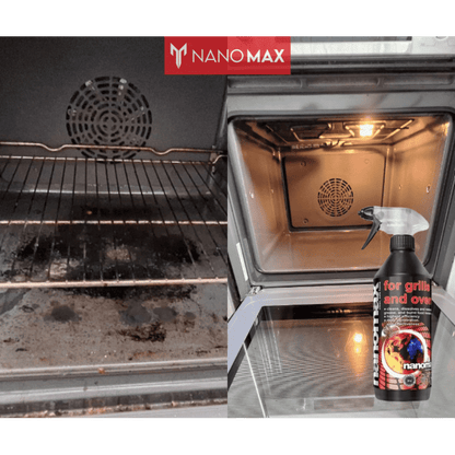 KIT PREMIUM pentru Casa, Detergent profesional pentru curățarea aragazelor, cuptoarelor, grătarelor 500 ml + Detergent profesional pentru geamuri si inox 500 ml