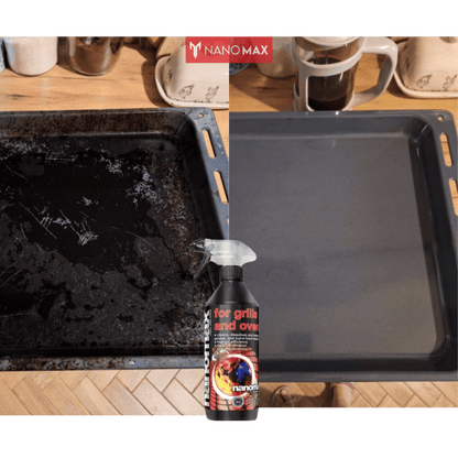 KIT PREMIUM pentru Casa, Detergent profesional pentru curățarea aragazelor, cuptoarelor, grătarelor 500 ml + Detergent profesional pentru geamuri si inox 500 ml