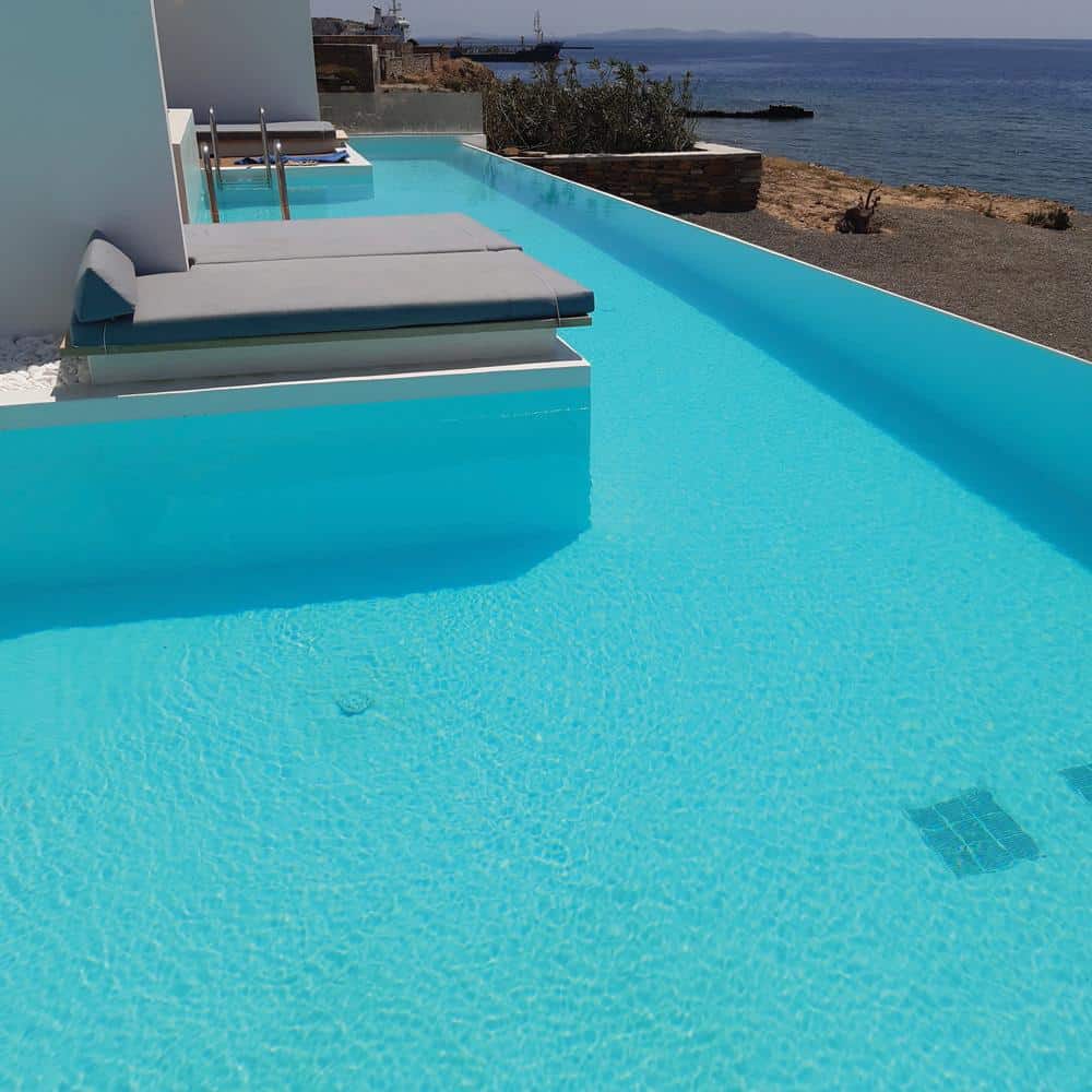 Vopsea epoxidica bicomponent, pentru piscine, pe baza de solvent, SurfaPaint Epoxy Enamel, Nanophos 5L