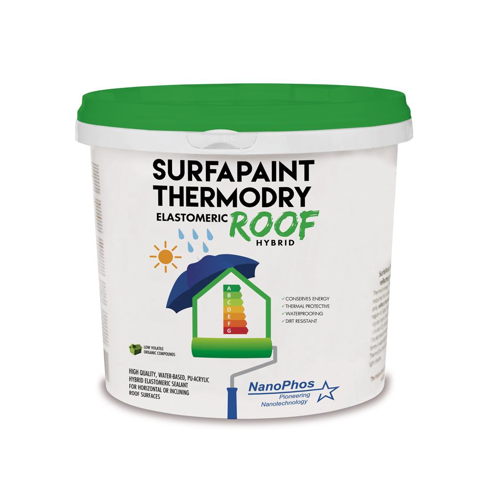 Thermal insulating paint for roofs, Nano SurfaPaint ThermoDry Roof